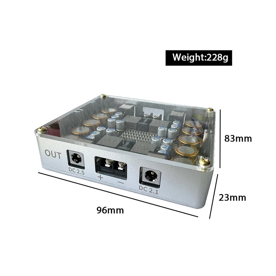 CNC Case 5V-25V 20A Suitable for Switching And Linear Power Supply Sound Card - Image 3 of 4