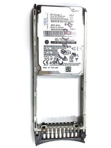 6 x IBM 98Y6032 10k 1.2 TB SAS SFF 6G Self Encrypting Disk SED HotPlug HDD - Picture 3 of 6