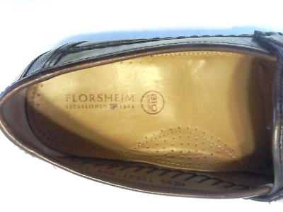 FLORSHEIM Bio Comfort Black Brown Woven Texture Tasel Loafer  display picture 2