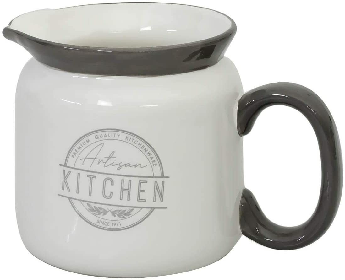 China Milk Jug 12cm Gravy Boat Ceramic Custard Jug Pottery Cream Gift Box Table