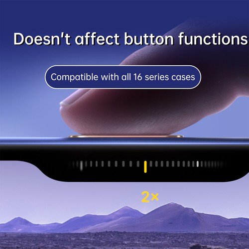 Für iPhone 16 Pro Max / 16 Pro / 16 Plus Kamera Steuerung Taste Abdeckung Schutz - Bild 2 von 8