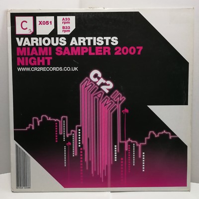 Miami Sampler 2007 Night 12'' Vinyl Rene Amesz Arno Cost Magenta Hook & Sling