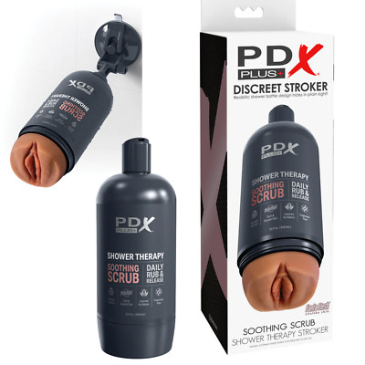 Male Shampoo Bottle Pussy Stroker Adjustable Suction Cup Masturbator Sex Toy