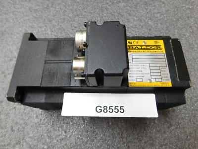 BALDOR W129/1418 D121 124 02 Brushless AC Servo Motor Used Working