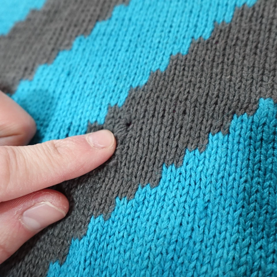 Винтажный Aztec свитер женщин маленький розовый Southwest толщиной коренастый пуловер вязаный топ - Изображение 4 из 4