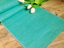 JADE Green Rustic Burlap Jute Runners Wedding Hessian Table Runner