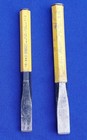 Lot of 2 Stanley Cold Chisels 18-843 (1/2) & 18-844 (5/8) USA