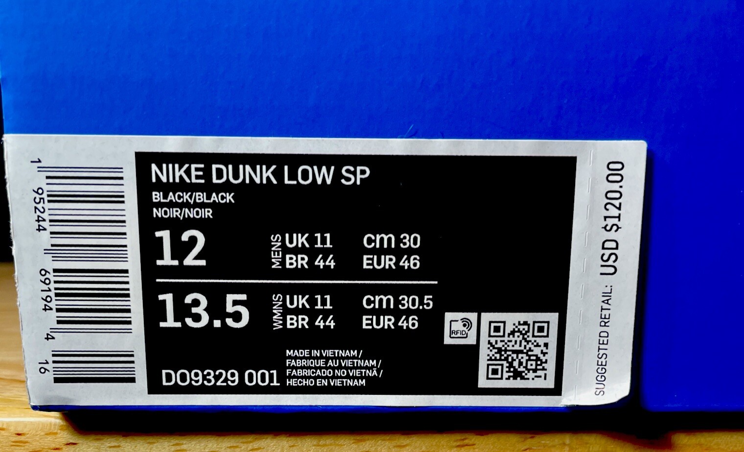 Size 12 - Nike Dunk Low x Undefeated Dunk Vs AF1 2021 DO9329-001 New image 6