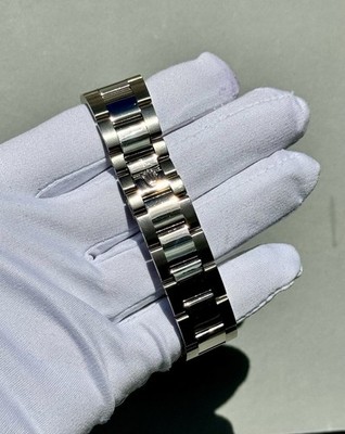 Rolex 118209 DayDate 36mm Full 18K White Gold w/RARE Blue Diamond