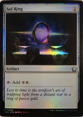 MTG - Sol Ring - Foil - FDC 2 - Commander: Foundations - U