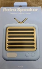 Retro / Vintage Style Wireless Bluetooth Speaker Mini Portable NIB