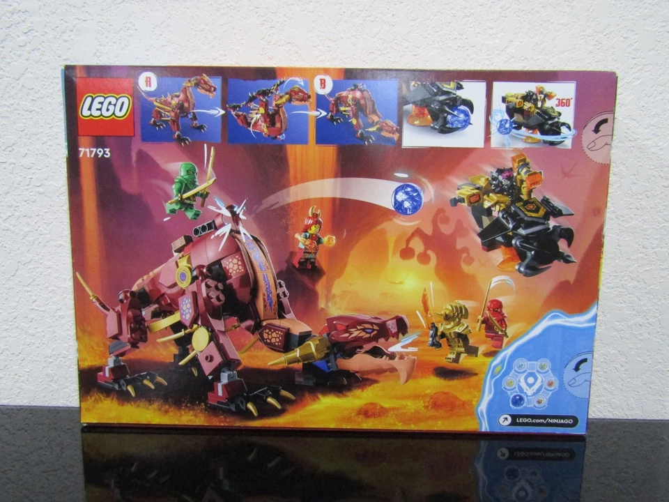 Lego Ninjago Dragons Rising Heatwave Transforming Lava Dragon (71793) NEW SEALED - Image 2 of 4