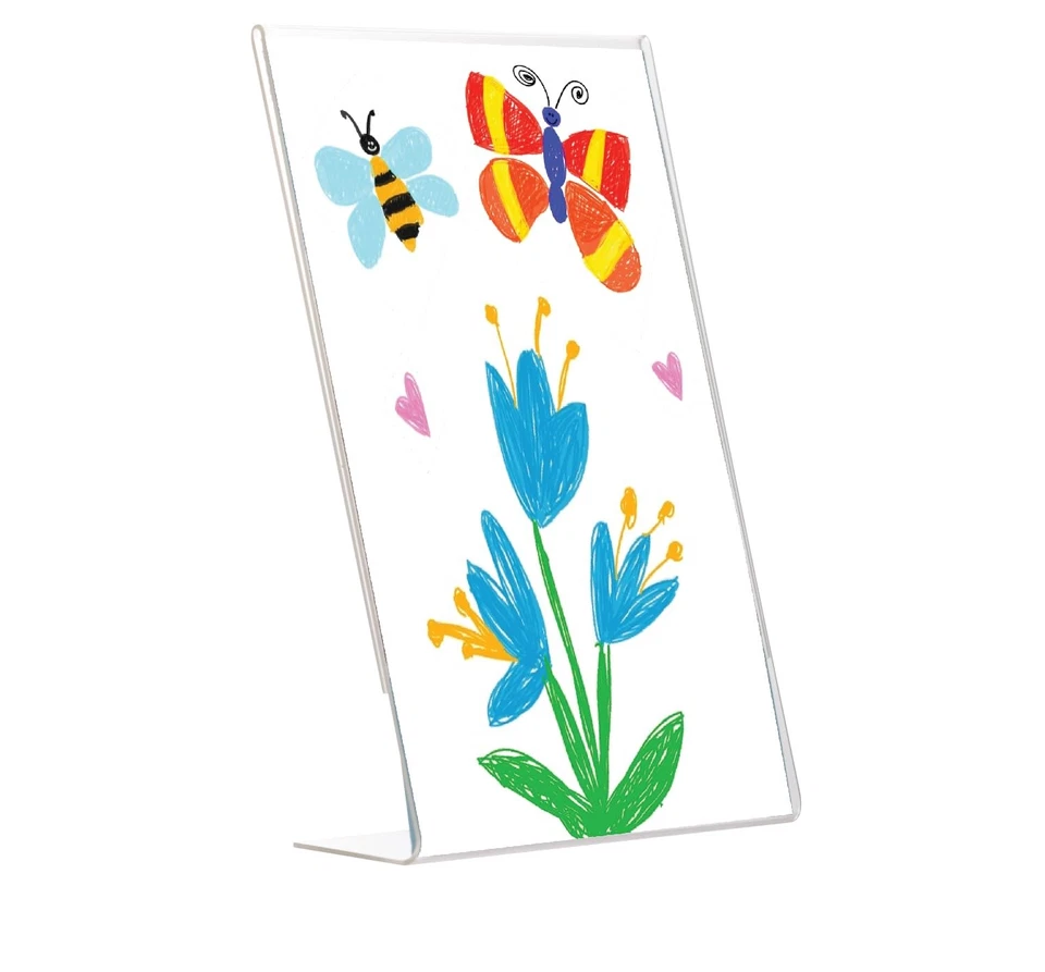 Snap 5x7 Clear Acrylic Self Standing Frame, Set of 12 - Image 4 of 4