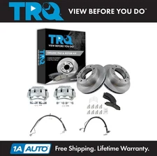 TRQ Front Ceramic Brake Pad & Rotor Kit Fits 00-05 Ford Excursion F-250 F-350
