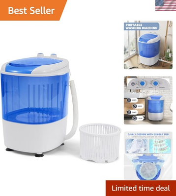 #ad #ad Portable Top Load Washer with 2 in 1 Spin Dryer Functionality Safe amp; Sturdy $129.59