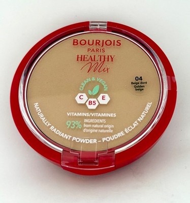 Bourjois Healthy Mix Naturally Radiant Powder, Puder, 10g - 04 Golden Beige