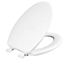 Glacier Bay Lift-Off Elongated Easy Release Front Toilet Seat in White 546 077