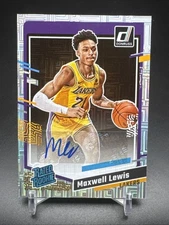 2023-24 Donruss Choice Maxwell Lewis Silver Auto Rookie RC Lakers