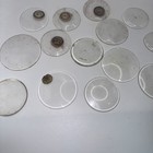 17 GLASS POCKET WATCH  CRYSTALS — photo 1