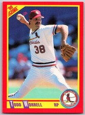 ⚾ 1990 Score #392 Todd Worrell St. Louis Cardinals