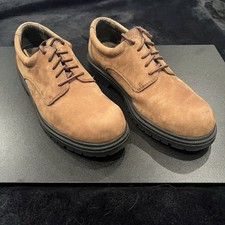 Botas de cuero marrón Blackhawk Oxford para hombre talla 9,5 con cordones