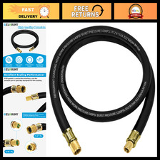 12 Hvac Vacuum Hose - High-flow Refrigerant Line 6ft 20 Micron Fast Evacuat