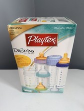 Vintage 2005 PLAYTEX Drop-Ins Original Gift Set Nursers Nipples Starter Set USA