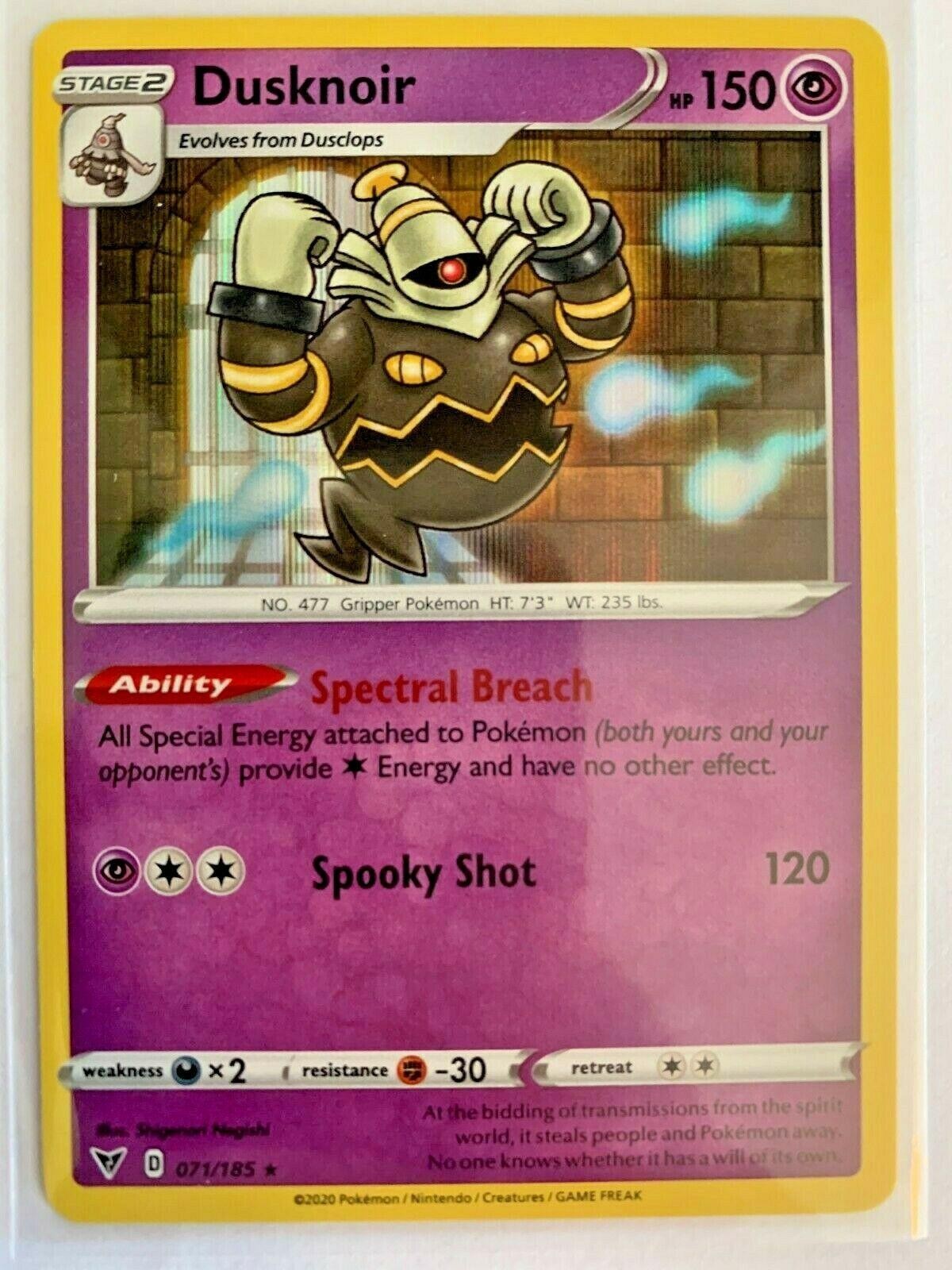 Dusknoir [Holo] #71 Vivid Voltage Pokemon TCG NM