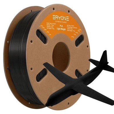LW-PLA LIGHT WEIGHT Filament 1.75mm B, 0.75kg (370m), Active Foaming 200%,ERYONE