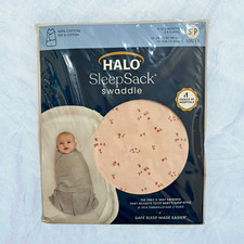 New HALO SleepSack Swaddle 3-6 Months Pink Floral Cotton Girls