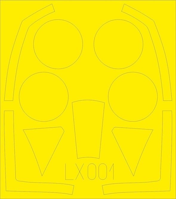 Eduard Accessories Lx001 - 1:24 Typhoon Mk.Ib - Masking Film - New
