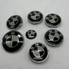 For Bmw 7pcs Carbon Fiber Emblems 82mm74mm68mm45mm New For Bmw 7pcs Carbon Fiber Emblems 82mm74mm68mm45mm New