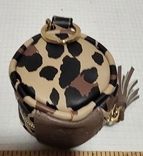 Itzy Ritzy Pacifier Holder With Clip And Tassel Lepoard Print