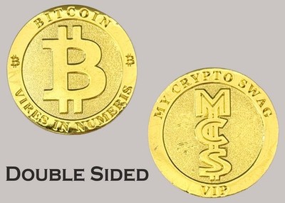 Bitcoin Vires In Numeris My Crypto Swag VIP Challenge Coin  J#16