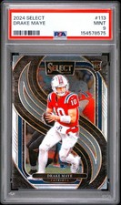 2024 PANINI SELECT #113 DRAKE MAYE ROOKIE RC PSA 9