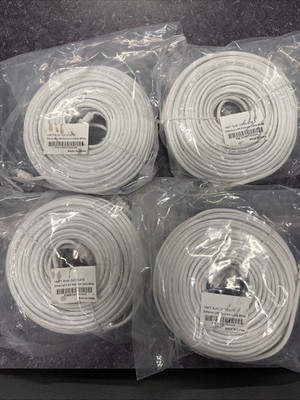 100ft CAT 5e Ethernet Patch Cable X4 | 24 AWG
