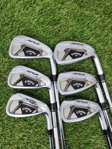 Set Fers Callaway Apex 21 Forged - 4-PW + AW - Shafts Recoil Dart 75g F4 Graphit Stiff