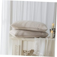 100 Pillowcases Set of 2, Envelope Overlap Closure Standard 20"X26" Linen
