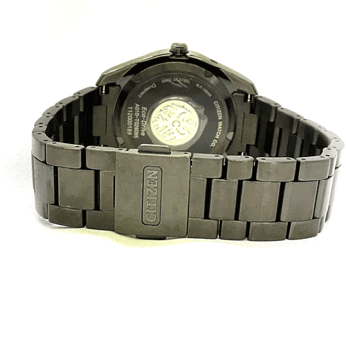 OROLOGIO CITIZEN THE CITIZEN SOLAR AQ1054-59E ACCIAIO INOX QUADRANTE NERO UOMO F/S - Foto 4 di 9