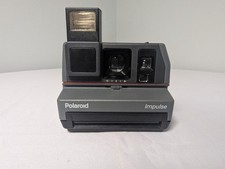 Vintage Polaroid Impulse AF 600 Plus Instant Film Camera With Strap UNTESTED