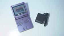 Midnight Purple Nintendo Game Boy Advance SP AGS-001 GBA SP System with Charger