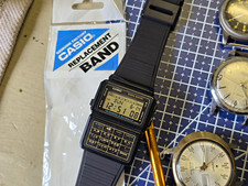 RARE Casio Databank Digital Calculator Watch ...
