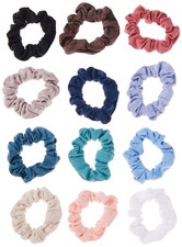 Goody Ouchless Value Pack Heather Scrunchies, 12ct