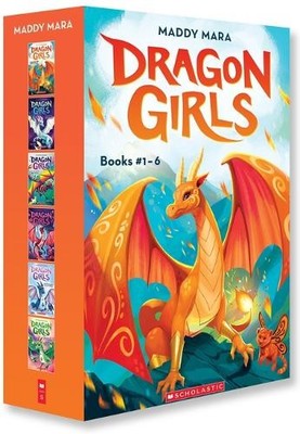 Maddy Mara Dragon Girls Box Set Books 1-6 (Paperback) Dragon Girls