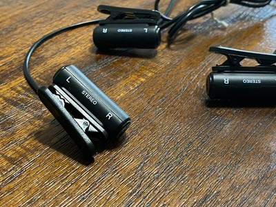 Sony - ECMLV1 Omnidirectional Lavalier Microphone with Compact Stereo - Black