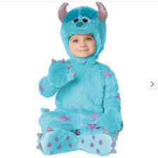 Disney Pixar Monsters Inc Sulley Plush Infant 0-6 mo Costume NEW Spirit Hallowee