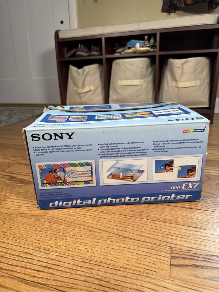Sony DPP-EX7 Digital Color Photo Printer w/ Dye-Sublimation Technology - Image 4 of 4
