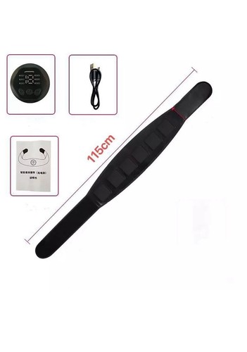 CINTURA FASCIA ADDOMINALE MASSAGGIANTE MODELLANTE PANCIA ADDOME RICARICABILE USB - Foto 2 di 5