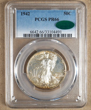 1942 PROOF WALKING LIBERTY