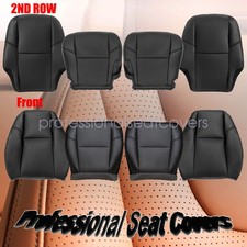 2007-2014 Fits Cadillac Escalade Front 2nd Row Bottom Top Leather Cover 8pcs 2007-2014 Fits Cadillac Escalade Front 2nd Row Bottom Top Leather Cover 8pcs